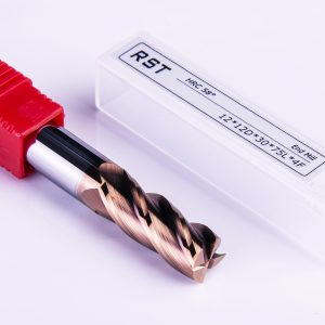 RST™ 12 mm 4 élű sarkos keményfém maró | HRC58