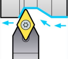SDNCN 1212 H11 esztergakés - DCMT11 lapkához